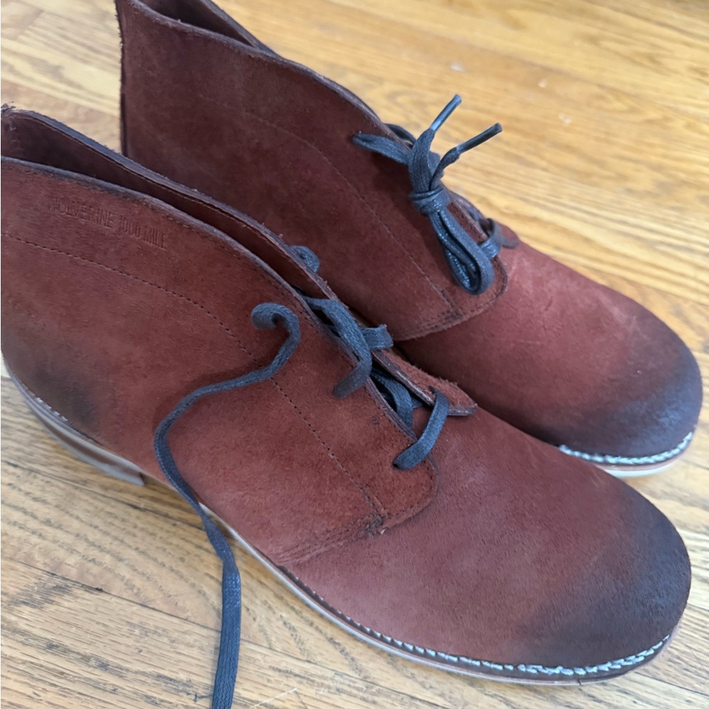 Wolverine 1000 mile 12d Men's Chukka Boots in Rich Brown Suede